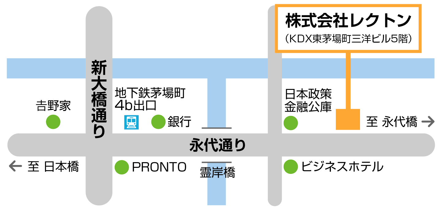 (株)レクトン アクセスマップ